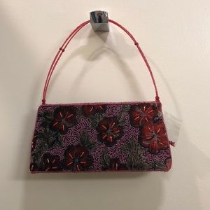 Beautiful red beaded purse